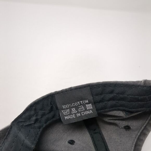 Unbranded Ponyback Slideback Hat Gray One Size Adjustable 6 Panel Blank Cotton - Picture 8 of 8